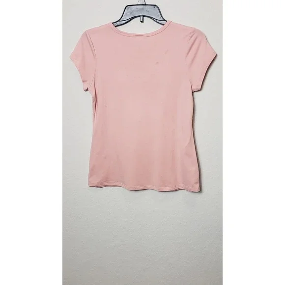 Girls Pink Unicorn Believe in Yourself Graphic T-Shirt Short Sleeve Top Kids - Picture 3 of 13